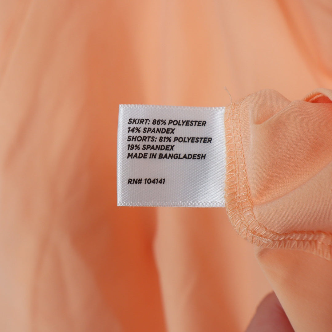 Walter Hagen P11 16" Lightweight Core Skort Peach Fuzz Orange Small