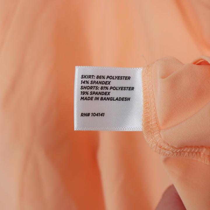 Walter Hagen P11 16" Lightweight Core Skort Peach Fuzz Orange Small