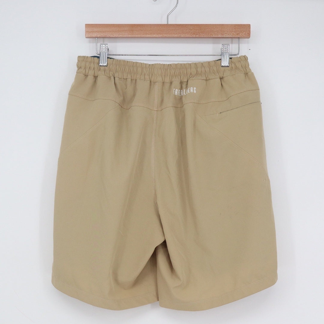 Freeballers Meripex Apparel Mens XL Tan Athletic Shorts Built-in Girdle Liner
