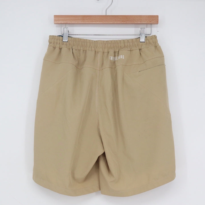 Freeballers Meripex Apparel Mens XL Tan Athletic Shorts Built-in Girdle Liner