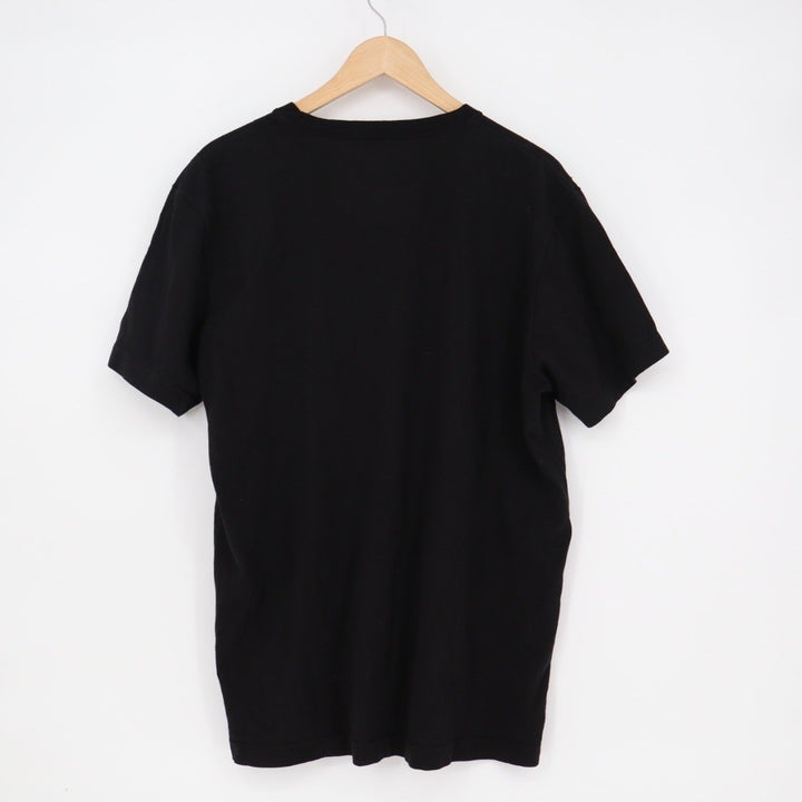 American Giant Mens Black Crew Neck T Shirt Size L Made in USA Short Sleeve