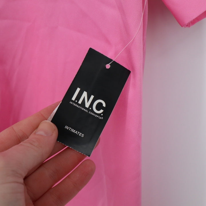 INC International Concepts Intimates Sleepwear Top Womens XS Pink Short Sleeve