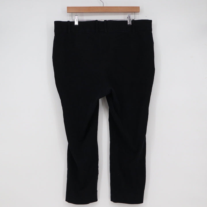 Ava & Viv Womens Plus 18W Cropped Ankle Trousers Stretch Straight Leg Pants