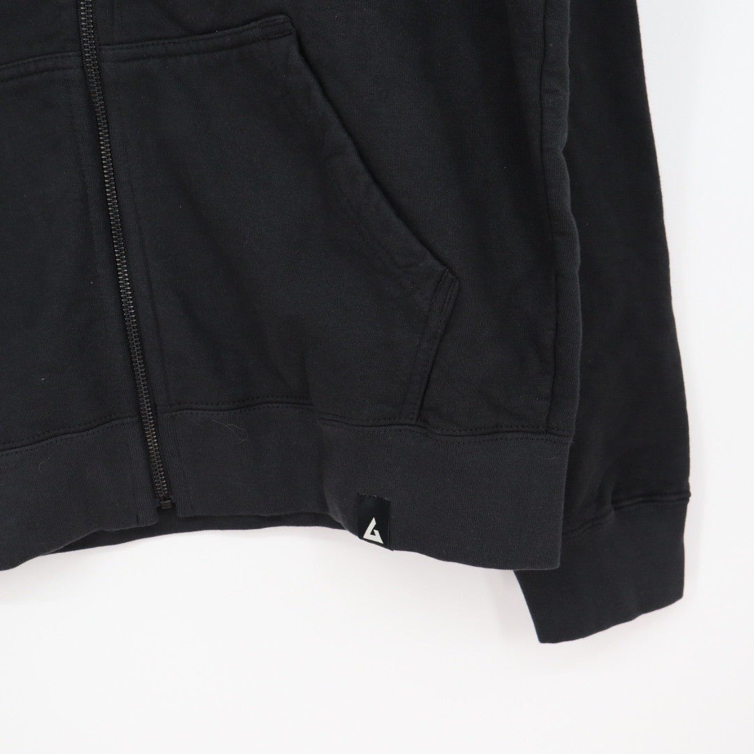 American Giant Full Zip Bomber Jacket Black Cotton Made in USA Mens Size S