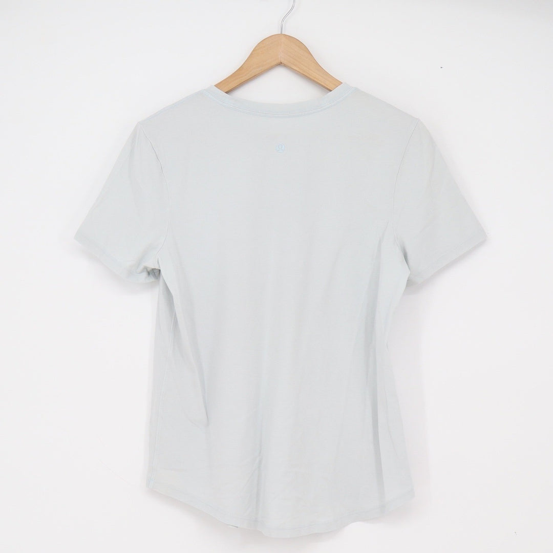 lululemon T-Shirt Womens Love Crew Light Blue Short Sleeve Excellent