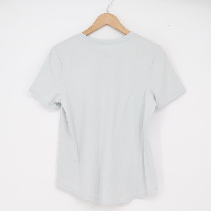 lululemon T-Shirt Womens Love Crew Light Blue Short Sleeve Excellent