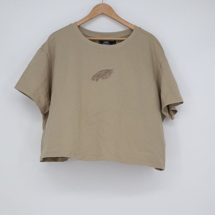 Pro Standard NFL Philadelphia Eagles Taupe Crop T-Shirt XL