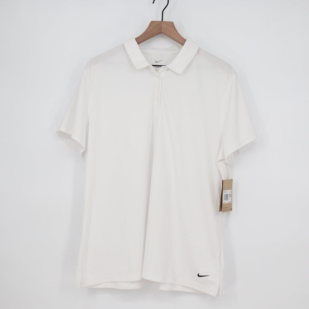 Nike Golf Womens Dri-FIT Polo Shirt White XXL New