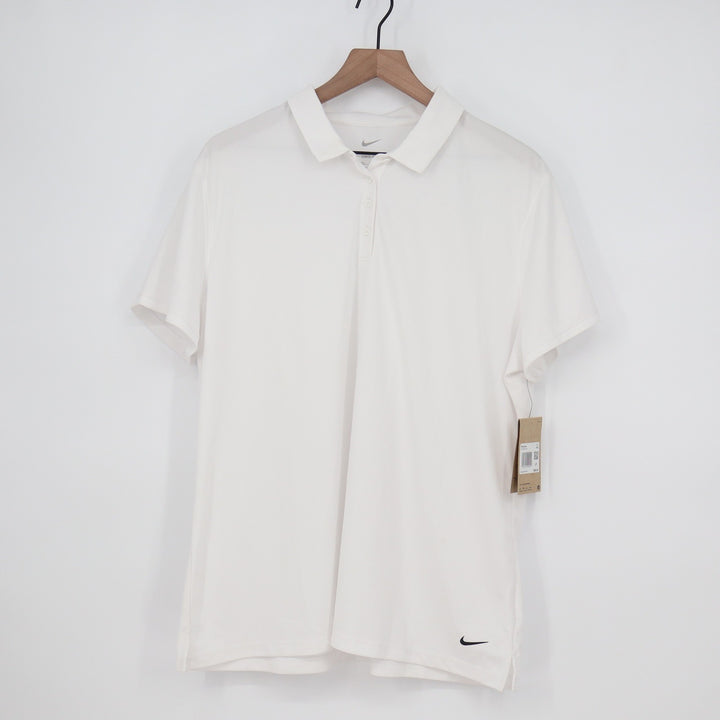 Nike Golf Womens Dri-FIT Polo Shirt White XXL New