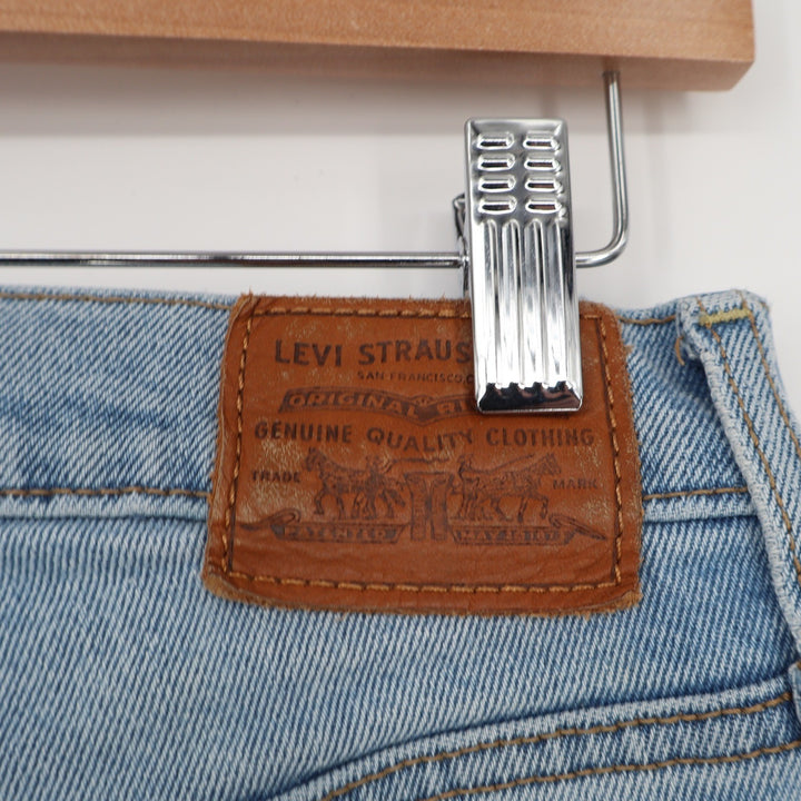 Levis Premium Wedgie Skinny Jeans Light Wash High Rise Blue Denim Size 25