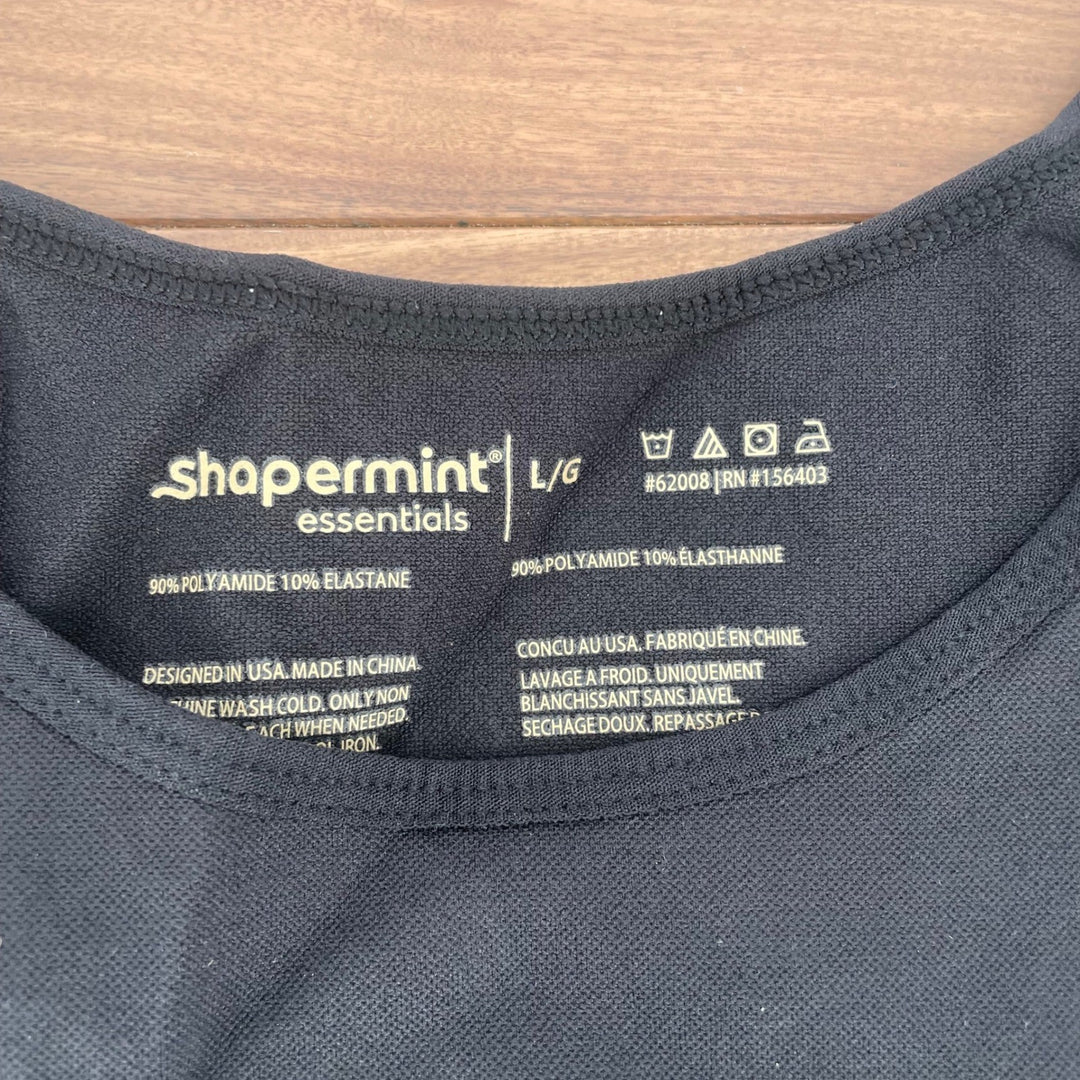 Shopermint Essentials All Day Every Day Tank Cami Black Smoothing Shaping L