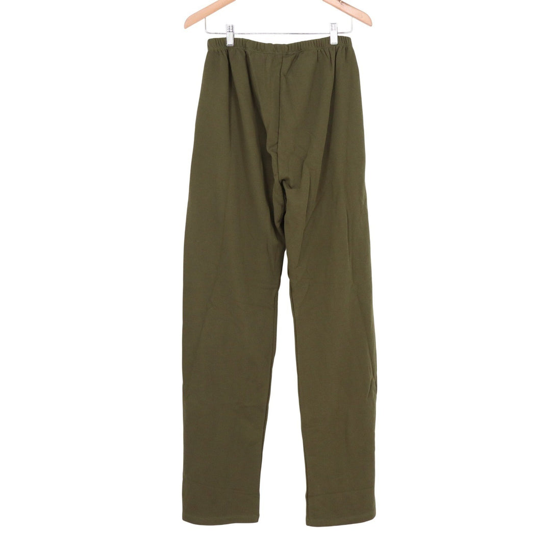 Naked Wardrobe Olive Green High Waist Straight Leg Sweatpants M