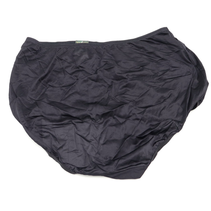 Vanity Fair Perfectly Yours Ravissant Brief Underwear Womens XL Midnight Black