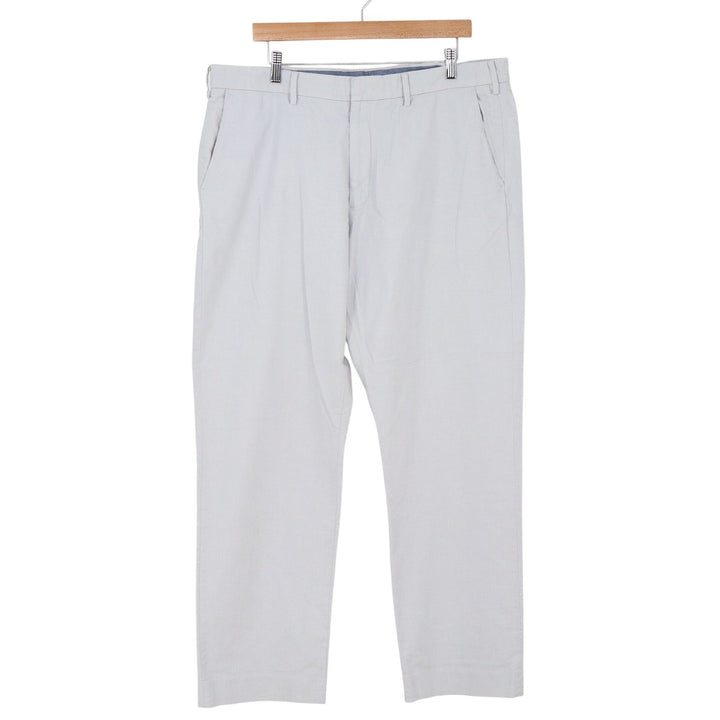 J.Crew Pants Mens 38x32 Bowery Classic Fit Light Blue Oxford Cotton Excellent