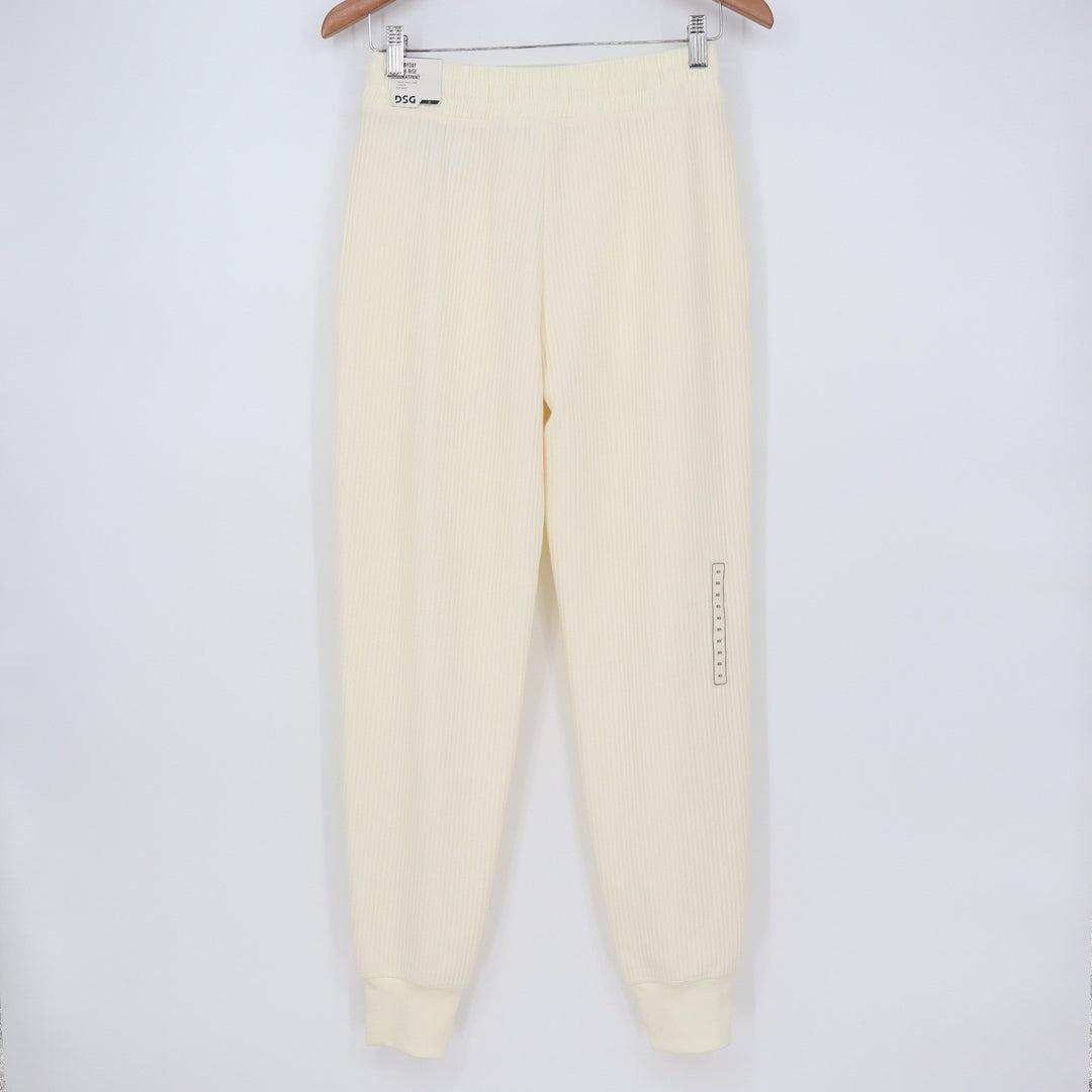 DSG So Soft Ottoman Jogger Womens XS Light Cream Ribbed Sweatpants