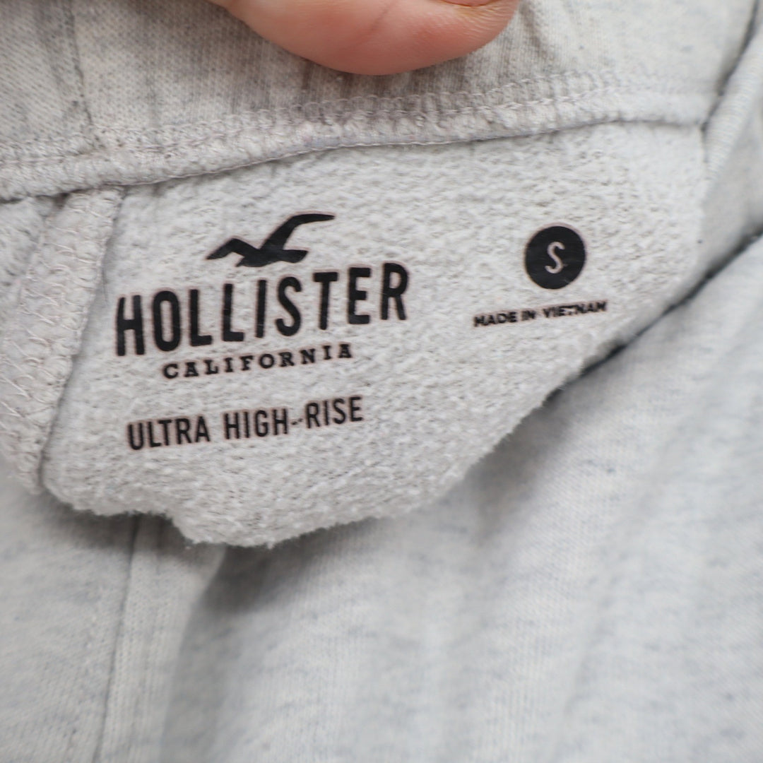 Hollister Womens Ultra High-Rise Jogger Sweatpants Gray Heather Small