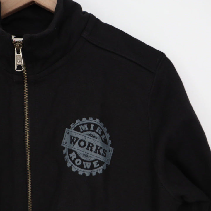American Giant Mike Rowe Works Black Full Zip Jacket Size L Made in USA