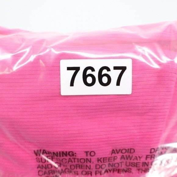 Naked Wardrobe Hot Pink Ribbed Knit Split Hem Pants Womens Large L