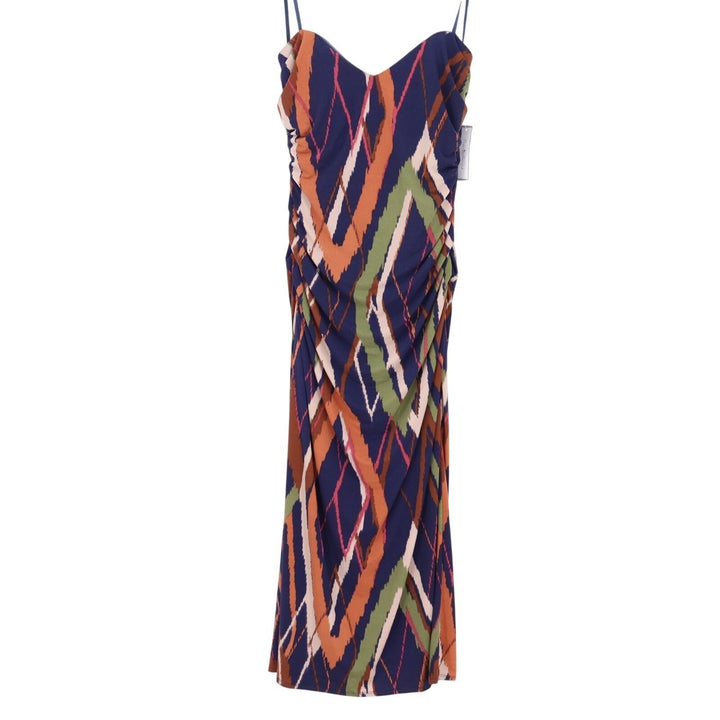 Premier Amour Sheath Dress Womens 10 Multi Stretch Sleeveless Sweetheart Neck