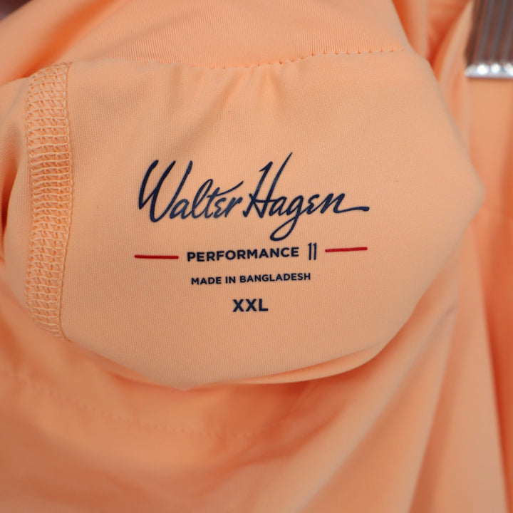 Walter Hagen Performance 11 Peach Orange Pull On Golf Skort XXL 16 Inch Length