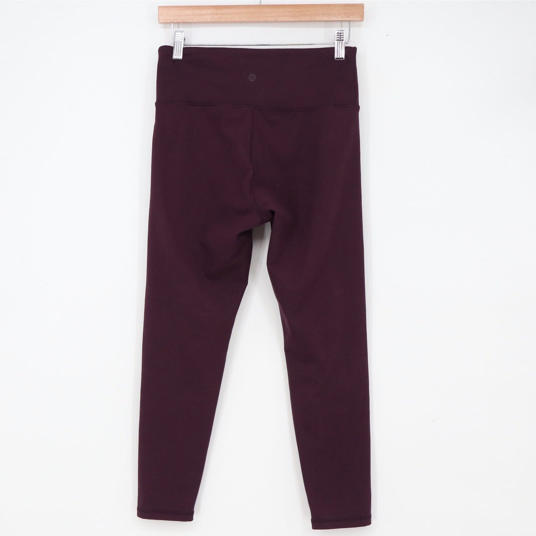Calia Leggings Womens M High-Rise Tight Plum Compression Activewear Excellent