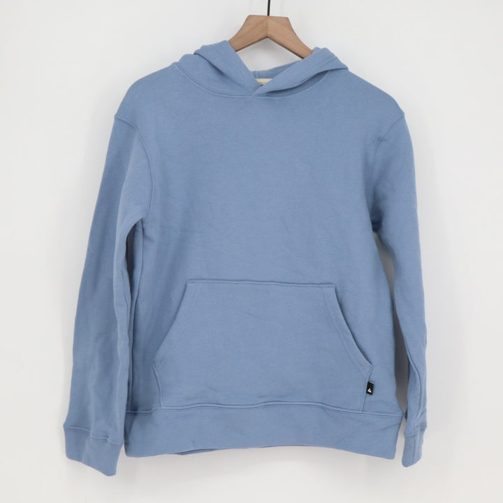 American Giant Midweight Hoodie Womens XS Blue Fleece Kangaroo Pocket Pullover