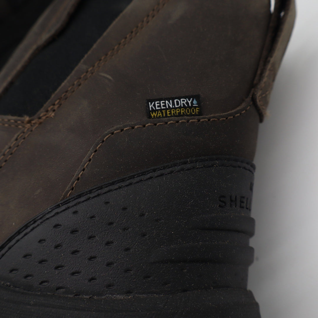 KEEN Anchorage III Waterproof Chelsea Boots Mens 13 Dark Earth Black