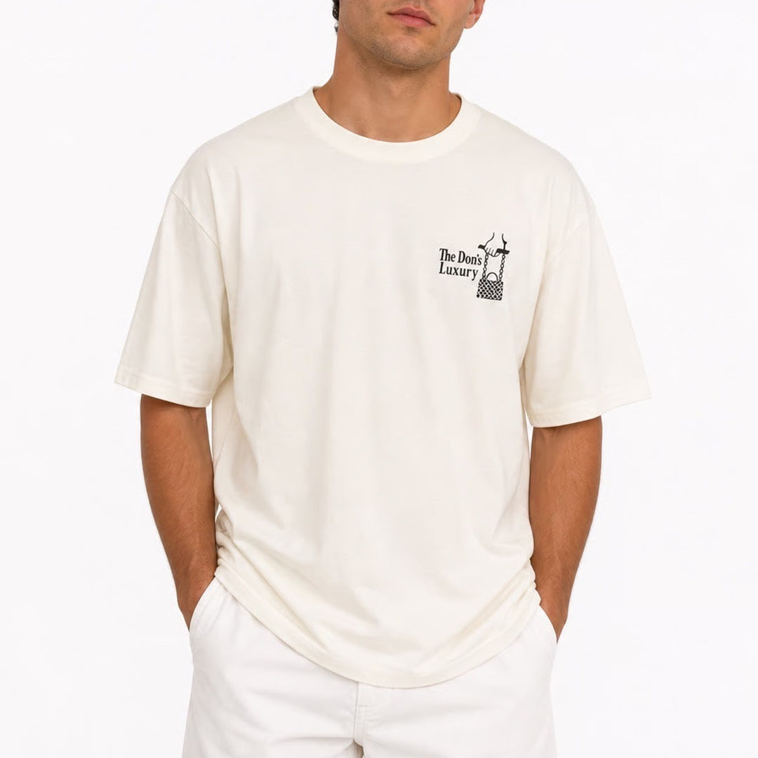 The Don's Luxury Ferrari F40 Graphic T-Shirt Mens Large Cream Streetwear Tee