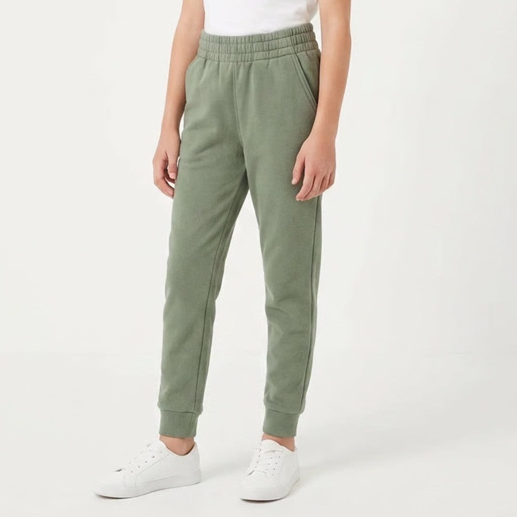 Pekkle Toddler Olive Green Jogger Sweatpants Elastic Waist Size 4T 1817481