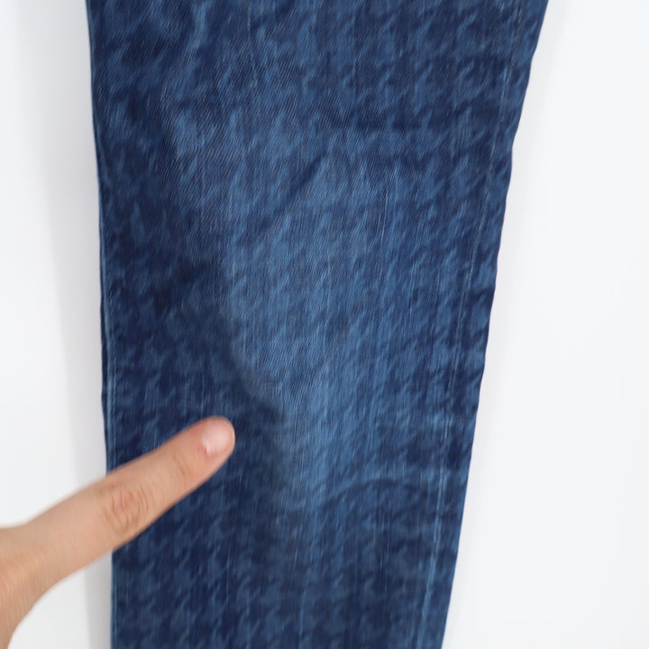 Pilcro and the Letterpress Womens Houndstooth Skinny Jeans Blue Size 27 No 27