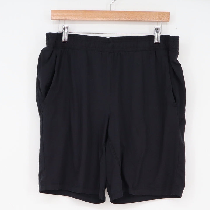 All in Motion Shorts Mens L Performance Training Black Zipper Pocket Excellent