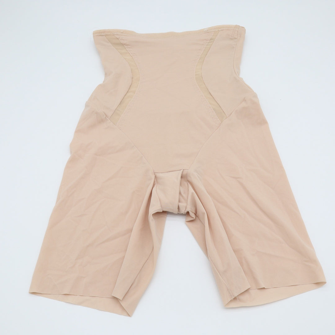 Maidenform DM5001 Womens High Waist Tummy Control Shapewear Shorts Beige Small
