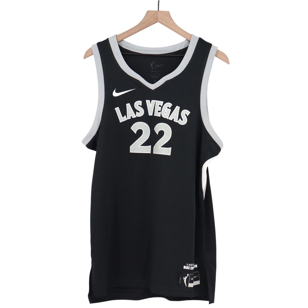 Nike Las Vegas Aces A'ja Wilson 22 Explorer Edition WNBA Jersey Black Large 48