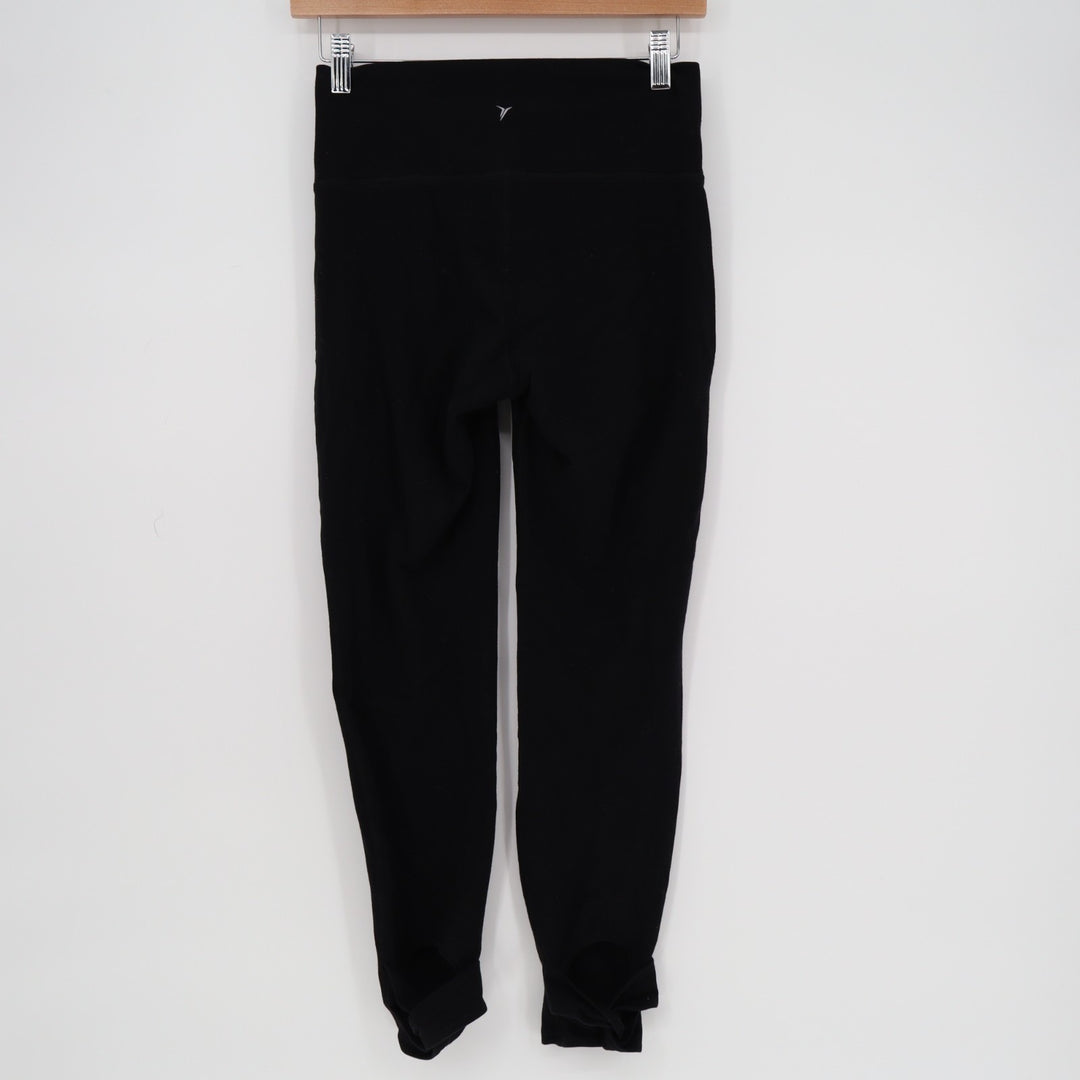 Old Navy Go-Dry Balance Leggings Womens M Black Stretch Mid Rise Skinny Active