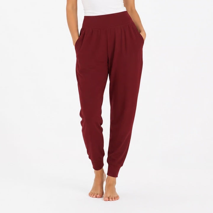 Old Navy Active Powersoft High Rise Joggers Burgundy Go-Dry Pants Small