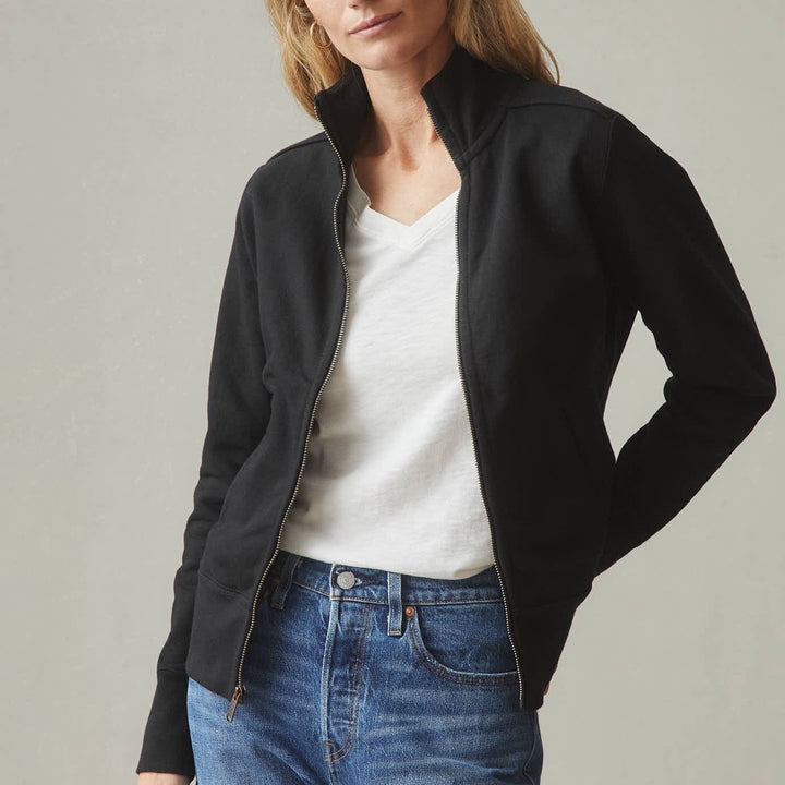 American Giant Women's Moto Full Zip Size XL Made In USA