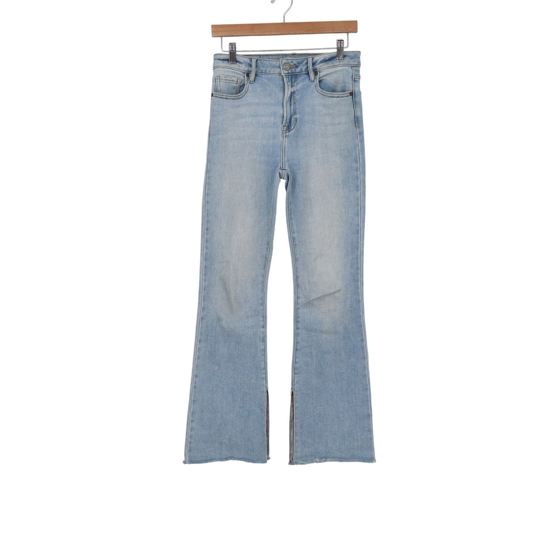 Hidden Jeans Los Angeles Light Wash Flare Split Hem Denim HD3152BT-LT Size 26