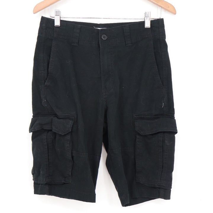 Goodfellow & Co Mens Black Cargo Shorts Size 30 Cotton Stretch Utility Casual