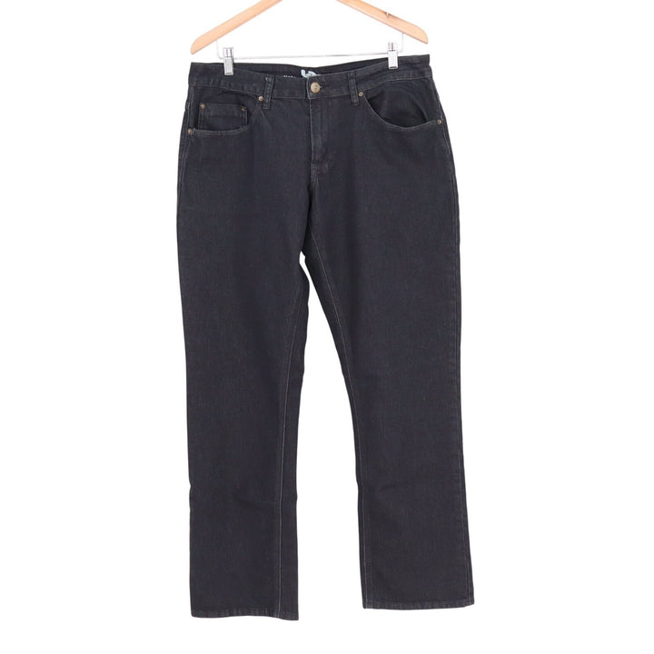 Bulletprufe Jeans Mens 34/34 Black Dark Wash Denim Cotton Stretch Straight Leg