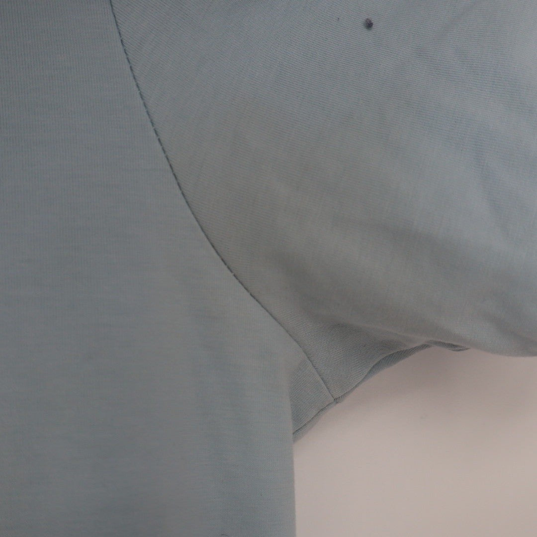 Cuts Curve Hem T Shirt Light Blue Pyca Pro Mens Size Large