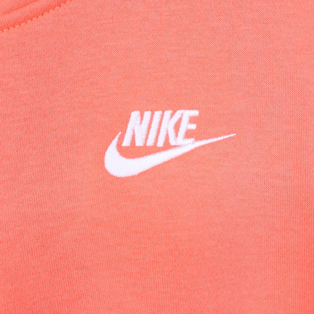 Nike Kids Sportswear Oversized Fleece Hoodie Atomic Orange Large L
