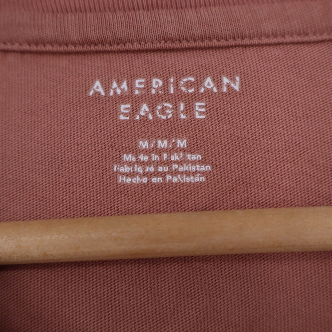American Eagle New York Graphic T-Shirt Terracotta Pink Womens Size Medium