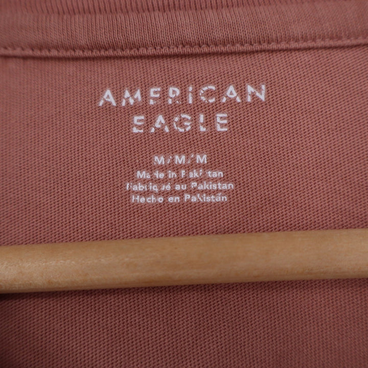 American Eagle New York Graphic T-Shirt Terracotta Pink Womens Size Medium