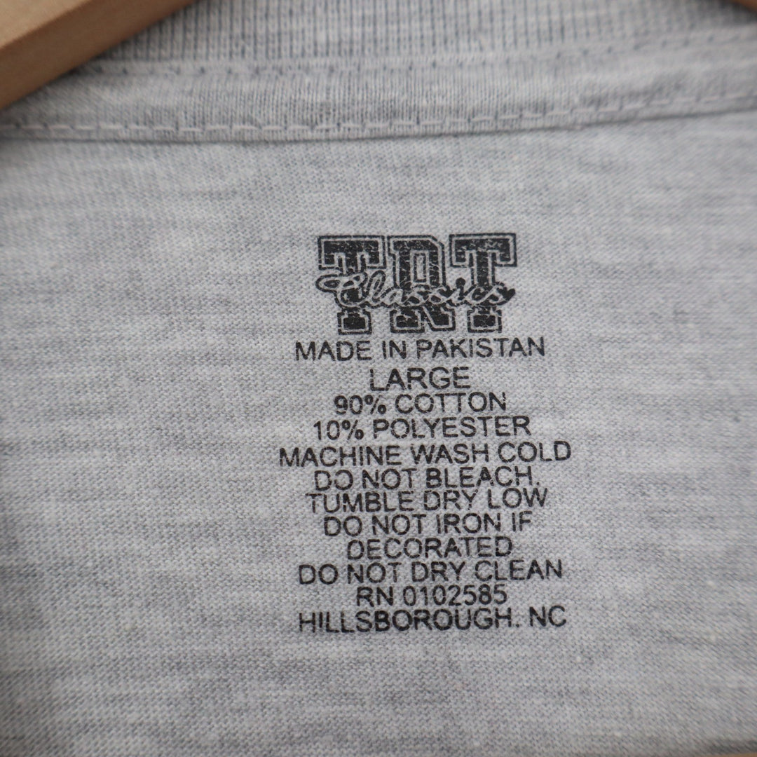 TDT Classics Duke Basketball T-Shirt Mens Large Gray Graphic Tee NCAA