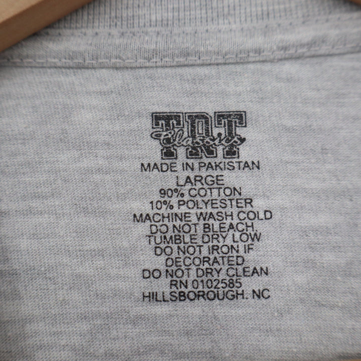 TDT Classics Duke Basketball T-Shirt Mens Large Gray Graphic Tee NCAA