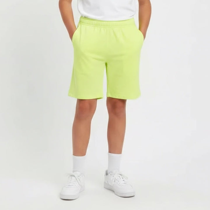 DSG Boys Agility Shorts Light Lime Neon Yellow Athletic Size Large 14-1