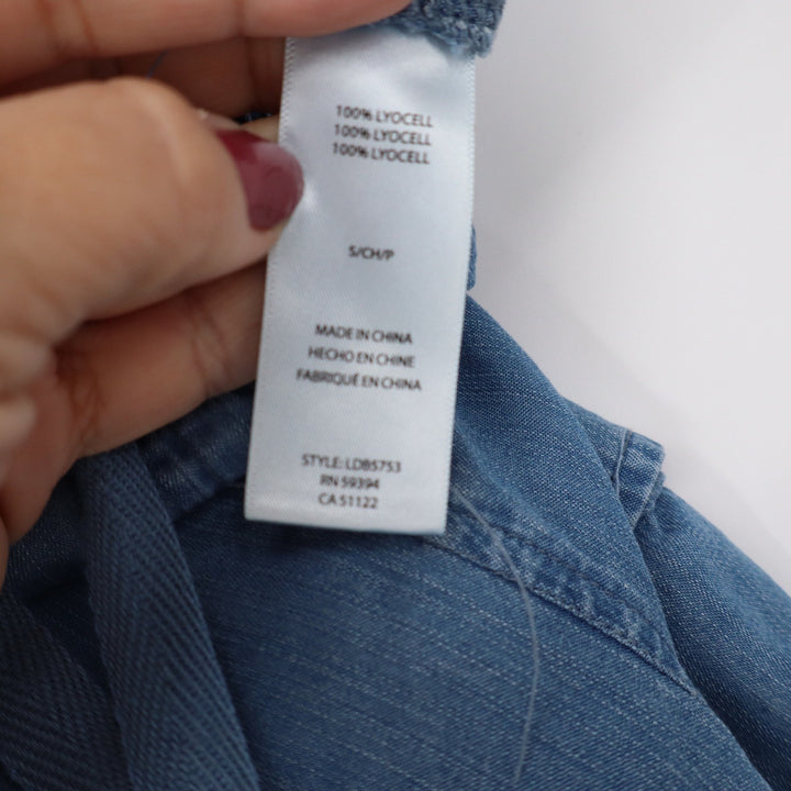 beachlunchlounge Joggers Women's S Blue Lyocell Cargo Elastic Excellent