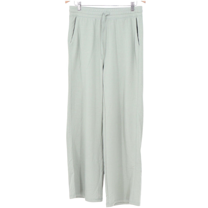 Yogalicious Central Park Brushed Terry Wide Leg Pants Sage Green Large