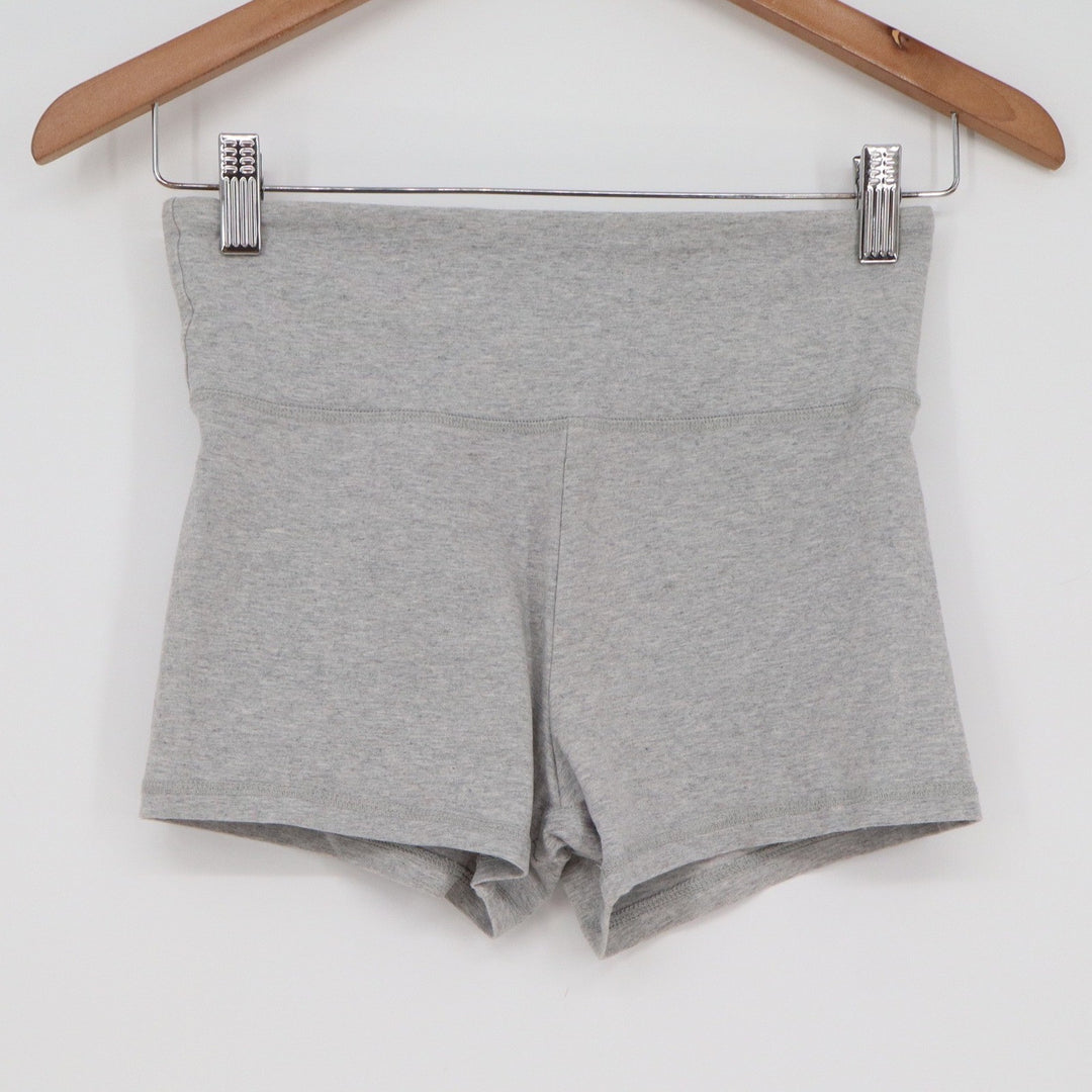 Forever 21 Women's Heather Gray High Waisted Athletic Booty Shorts Size Small