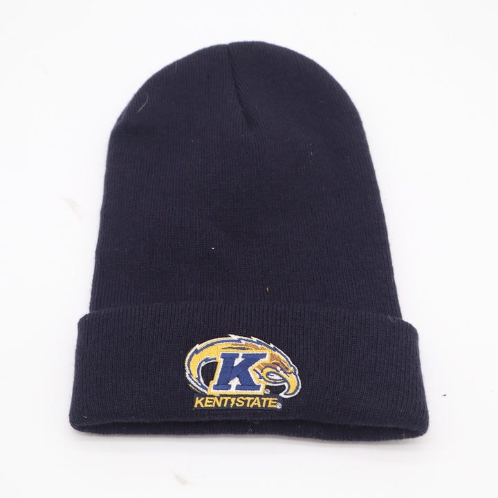 Logofit Kent State Golden Flashes Navy Blue Knit Beanie Hat Cuffed OSFM